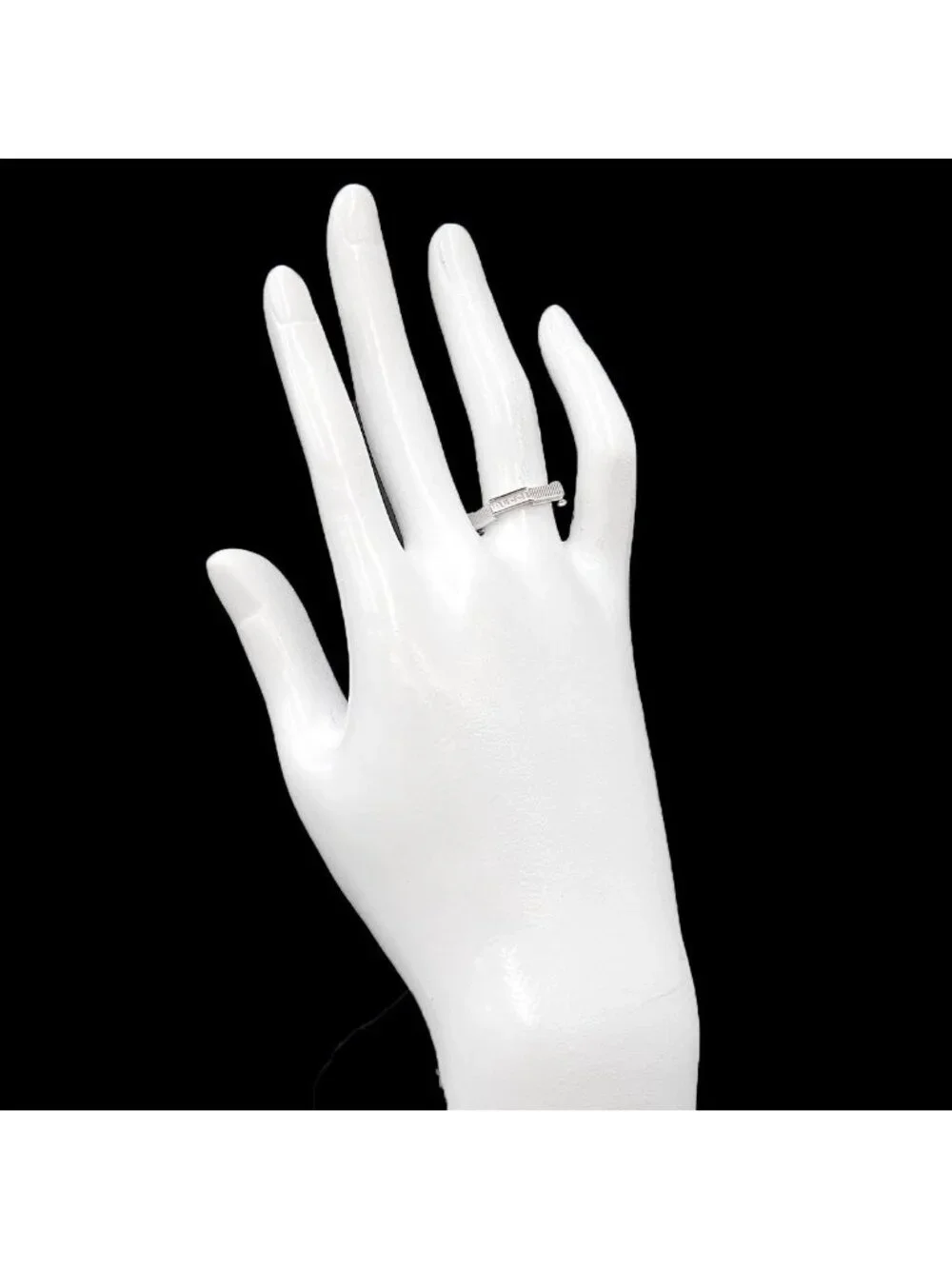Gucci Link to Love Ring 18k WG White Gold 750